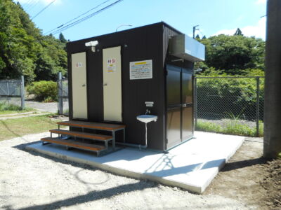 静岡県三島市　　　　　　　　　　　箱根接待茶屋の森バイオトイレ　　